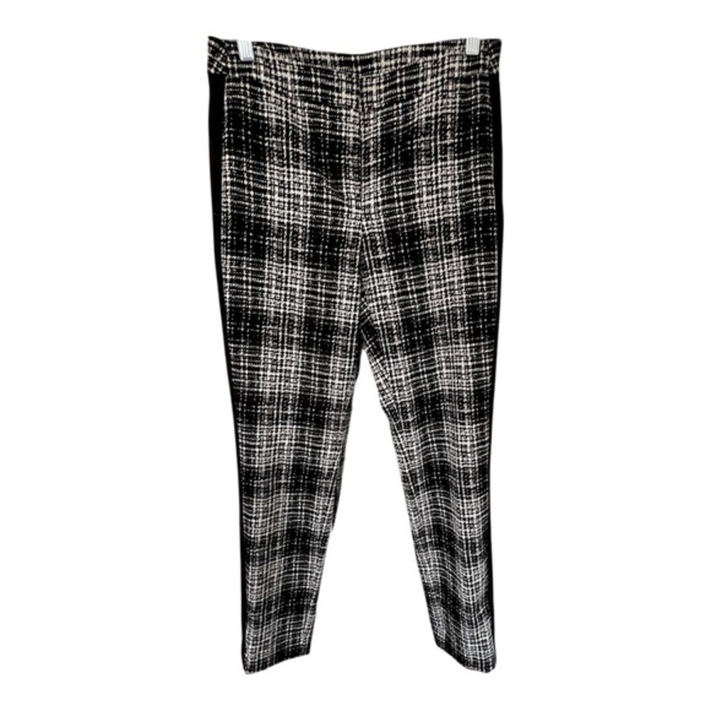 DKNY women’s Black and White Patterned Dress Pants